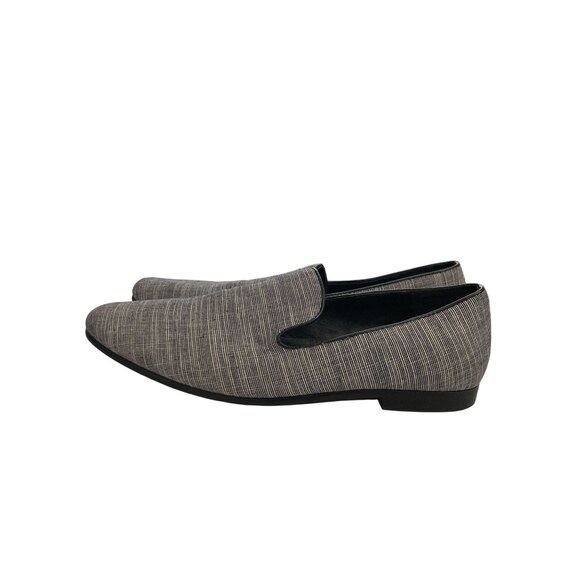 Giorgio Brutini Men's size 12M gray Slip-On Textured Fabric Upper Loafers shoe - Picture 3 of 8